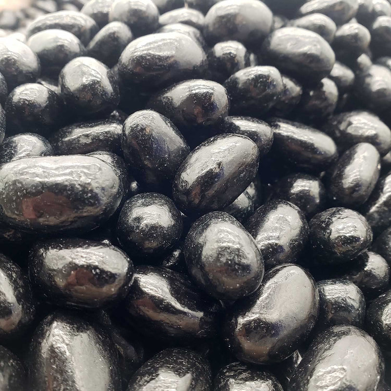 Candy Retailer Jumbo Jelly Beans Black Licorice 2 Lb
