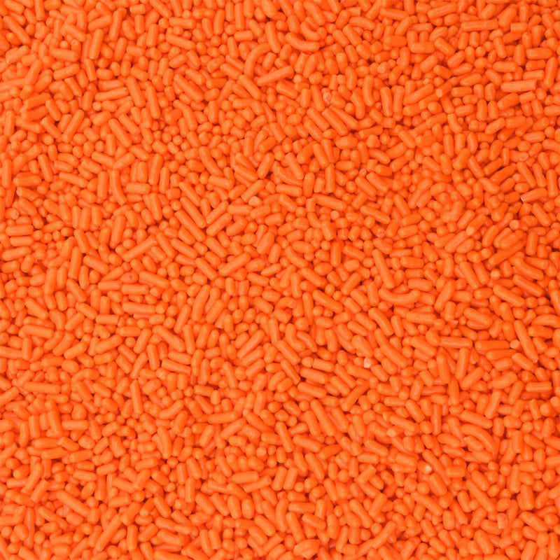 Candy Retailer Decorative Cake Sprinkles Orange 16oz