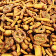 Candy Retailer Honey Mustard and Onion Pretzel Mix 1 Lb Jar
