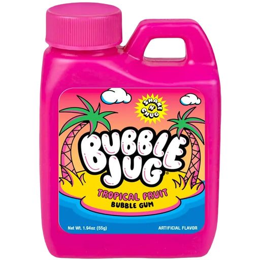 Bubble Jug Tropical Fruit Bubble Gum, 1.94oz Jug