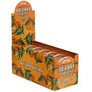 Retro Sours Tangerine Hard Tangy Candy, 2.12oz Tin, 8 Pack Box