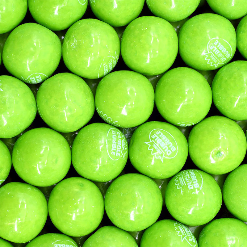Dubble Bubble .92 Inch Gumballs Green Apple 2 lb