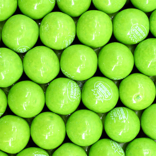 Dubble Bubble .92 Inch Gumballs Green Apple 1 lb