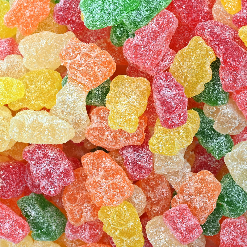 Candy Retailer Gummy Bears Sour 2 Lb Jar