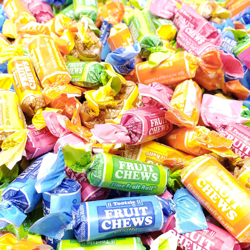 Tootsie Roll Fruit Chews Sour Assorted 1lb