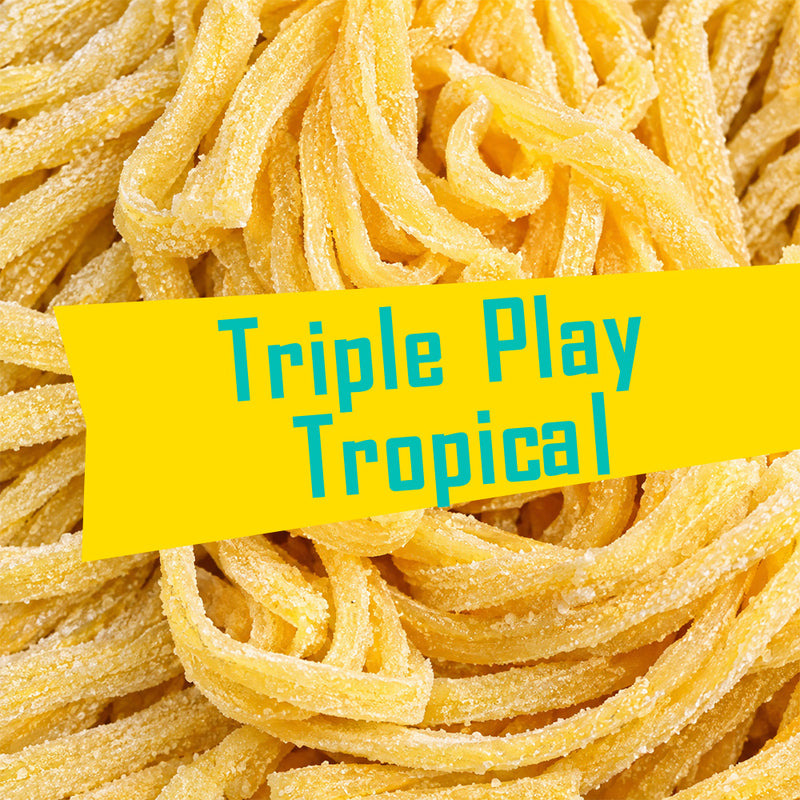 Big League Chew Triple Play Tropical Bubble Gum, 2.12 oz, 3 Pack