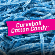 Big League Chew Curveball Cotton Candy Bubble Gum, 2.12 oz, 12 Pack Box