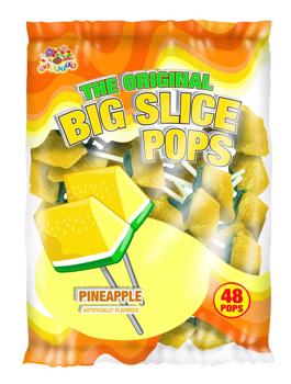 Albert's Big Slice Pineapple Pops 48ct Bag