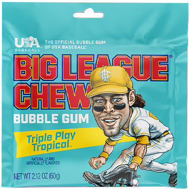 Big League Chew Triple Play Tropical 12ct Box