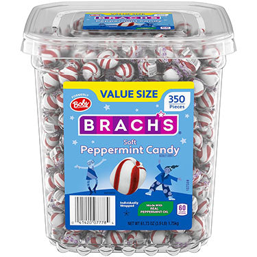 Brachs Soft Peppermint Candy 350ct Tub