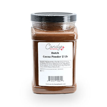Candy Retailer Cocoa Powder Dutch 2 Lb Jar