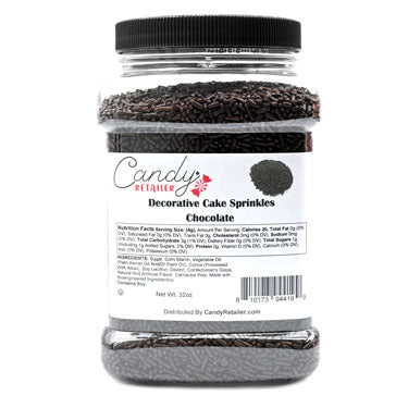 Candy Retailer Decorative Cake Sprinkles Chocolate 32oz