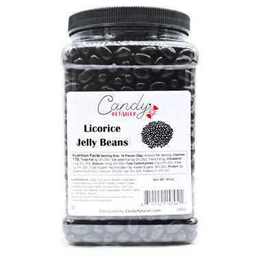 Candy Retailer Jelly Beans Licorice 5 Lb