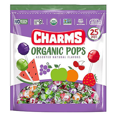 Charms Organic Pops 4.49oz Bag