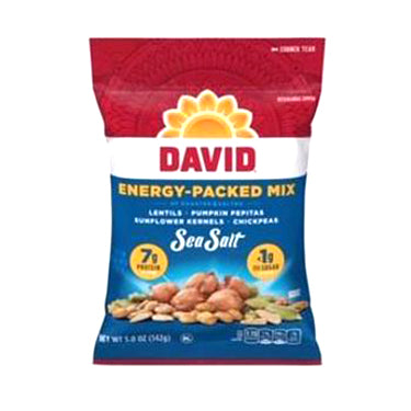 David Energy Mix Sea Salt Tubes 1.5oz 12ct Box
