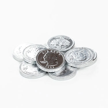 Fort Knox Chocolate Silver Quarter Coins 1lb