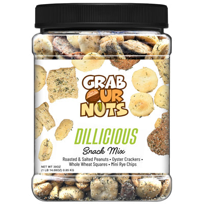 Grab Our Nuts Snack Mix Dillicious 30oz Jar