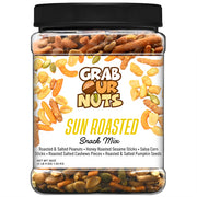 Grab Our Nuts Snack Mix Sun Roasted 36oz Jar