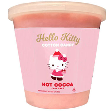 Hello Kitty Hot Cocoa Flavored Cotton Candy 2.5oz Tub