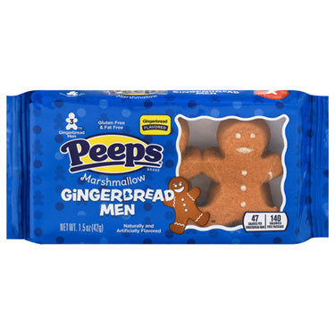 Peeps Christmas Marshmallow Gingerbread 1.5oz 3ct