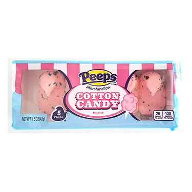 Peeps Easter Cotton Candy Marshmallow Chicks 5ct 1.5oz Box