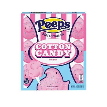 Peeps Easter Cotton Candy Marshmallow Chicks 15ct 4.5oz Box