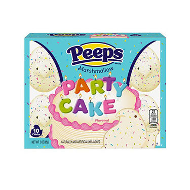 Peeps Easter Party Cake Marshmallow Chicks 10ct 3oz Box