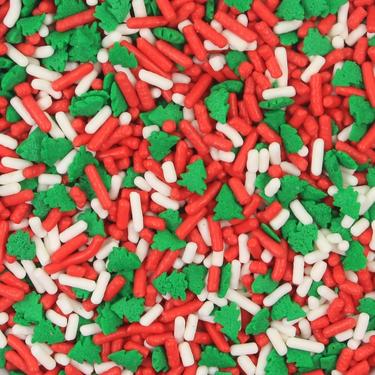 Candy Retailer Christmas Tree Cupcakse Sprinkles 16oz
