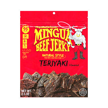 Mingua Teriyaki Jerky 3.5oz Bag