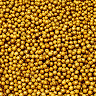 Candy Retailer Gold Pearl Nonpareils Cupcake Sprinkles 4oz