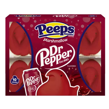 Peeps Easter Dr Pepper Flavored Chicks 10ct 3oz Box