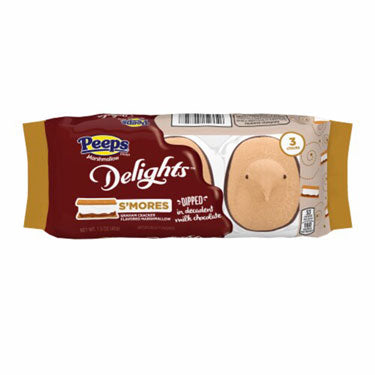 Peeps Easter S'mores Milk Chocolate Dipped Chicks 3ct 1.5oz Box