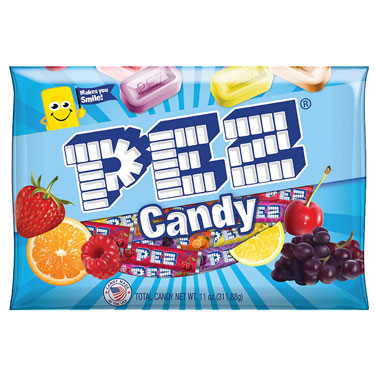 PEZ Assorted Fruit 11oz Bag