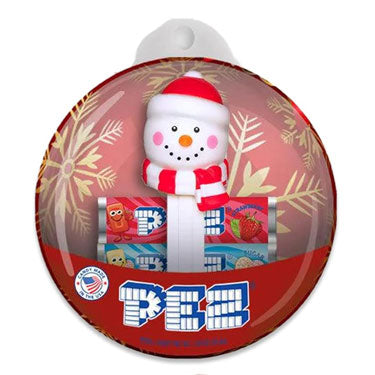 PEZ Christmas Ornament Snowman