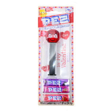 PEZ Valentines Devilish Dispenser with Candy Rolls