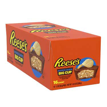 Reeses Big Cup Potato Chip Reg 16ct Box