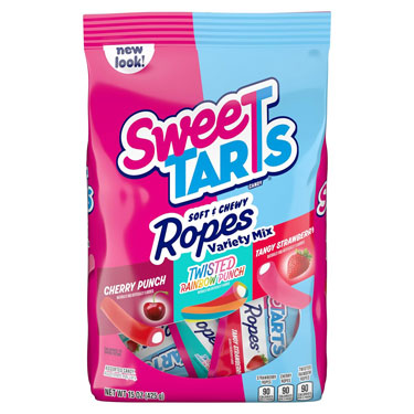 Sweetarts Treat Size Ropes Variety Mix 15oz Bag