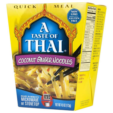 A Taste of Thai Coconut Ginger Noodles Quick Meal 4oz Box