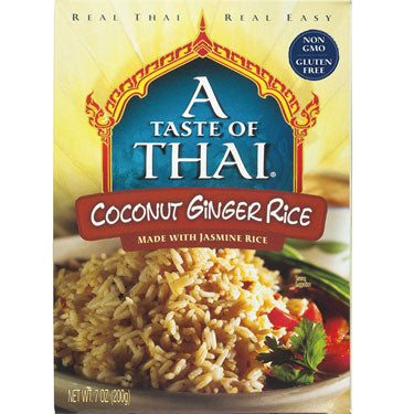 A Taste of Thai Coconut Ginger Rice 6.7oz Box