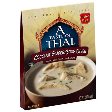 A Taste of Thai Coconut Ginger Soup Base 2.1oz Box