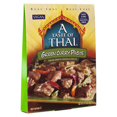 A Taste of Thai Green Curry Paste 1.75oz Box
