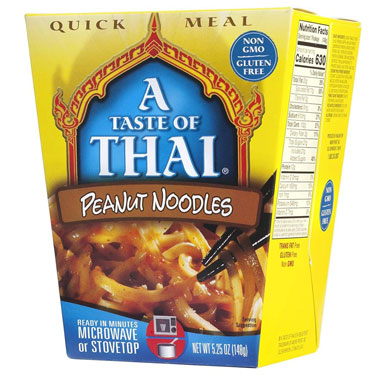 A Taste of Thai Peanut Noodles Quick Meal 5.25oz Box