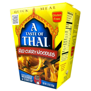 A Taste of Thai Red Curry Noodles Quick Meal 5.75oz Box