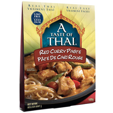 A Taste of Thai Red Curry Paste 1.75oz Box