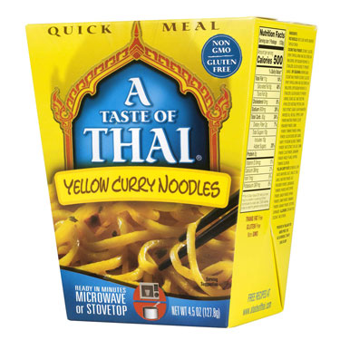 A Taste of Thai Yellow Curry Noodles Quick Meal 4.5oz Box