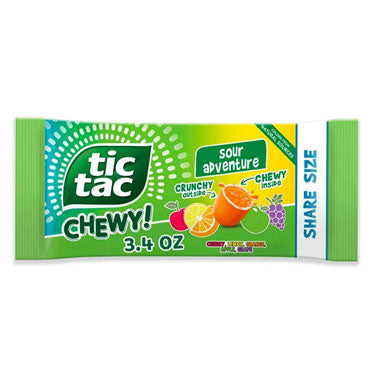 Tic Tac Chewy Sour Adventure 3.4oz Bag