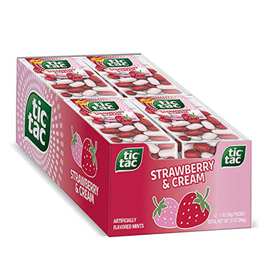 Tic Tac Strawberry and Cream 12ct