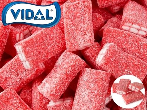 Vidal Strawberry Licorice Bricks 1lb