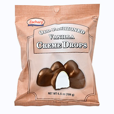 Zachary Old Fashioned Vanilla Creme Drops 6oz Bag