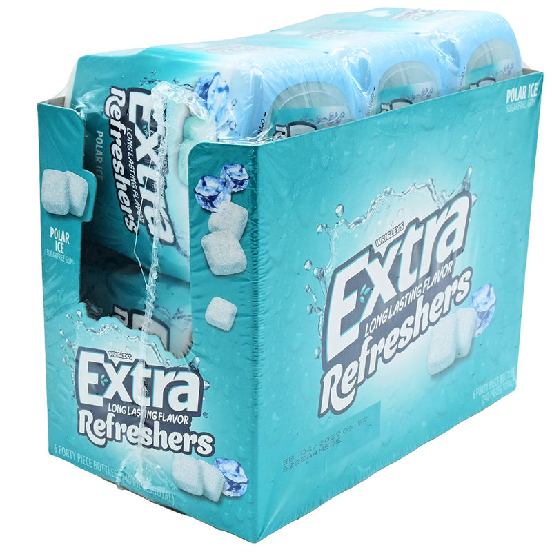 Extra Polar Ice Refreshers Sugar Free Gum 6ct Box